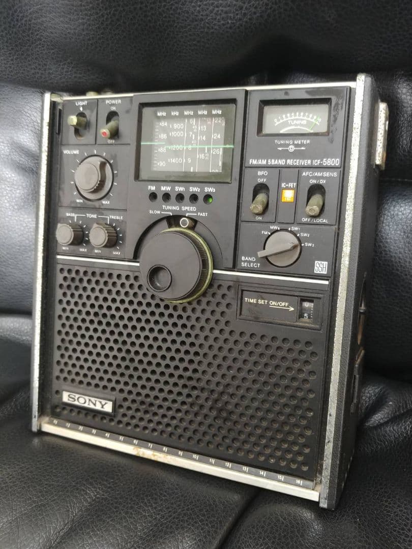 SONY IC-5800 FM/AMラジオ受信機 ソニー スカイセンサー5800 ラジオ受信機1973年製 （ICF-5800 FM/AM/SW