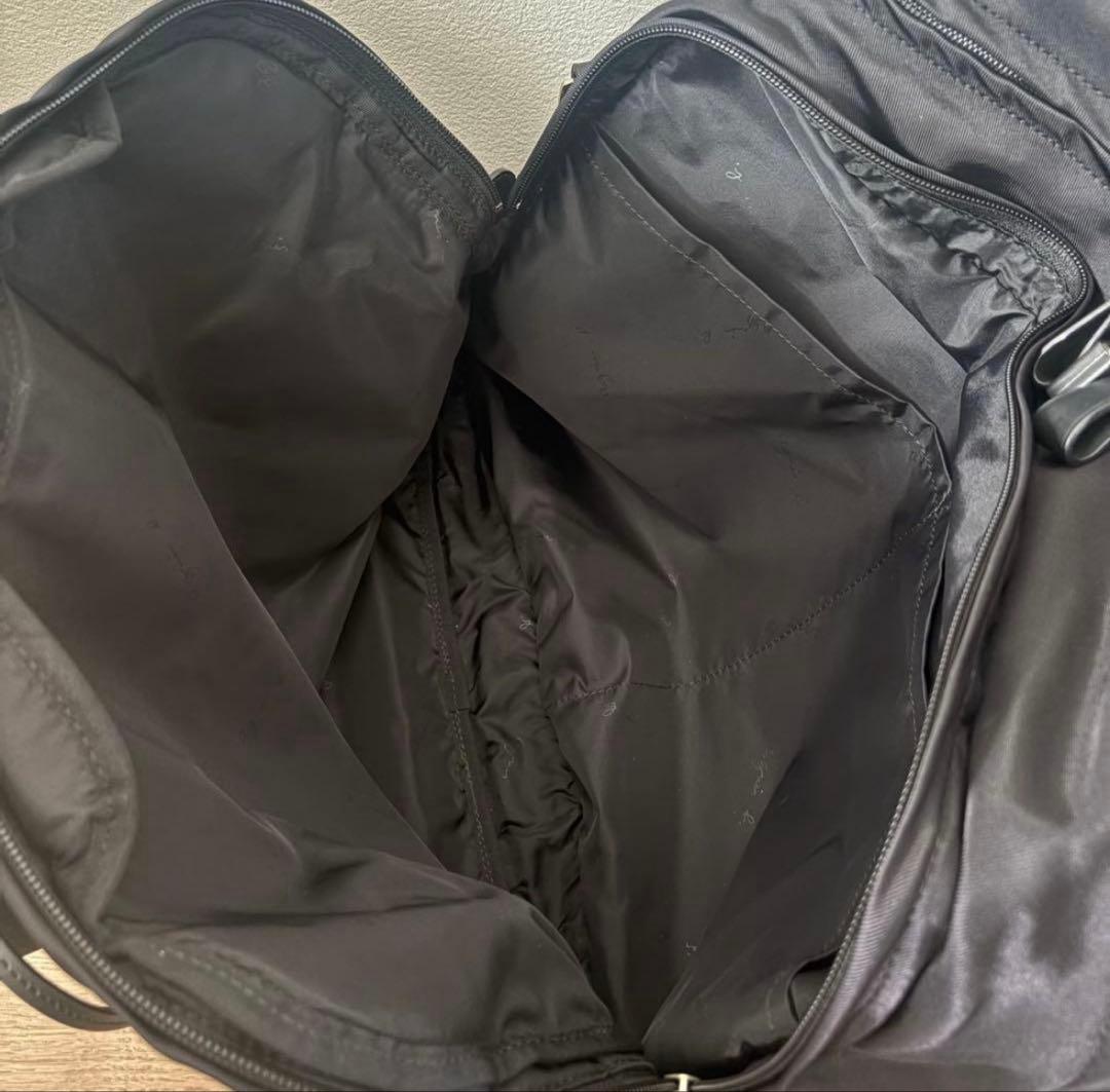 agnes.b VOYAGE 2wayボストンバッグ ナイロン 南京錠 黒