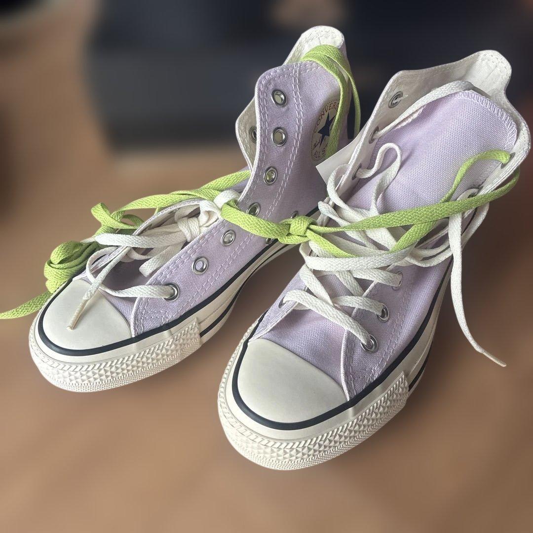 新品】コンバース ALL STAR ラベンダーハイカット24.5㎝ - メルカリ