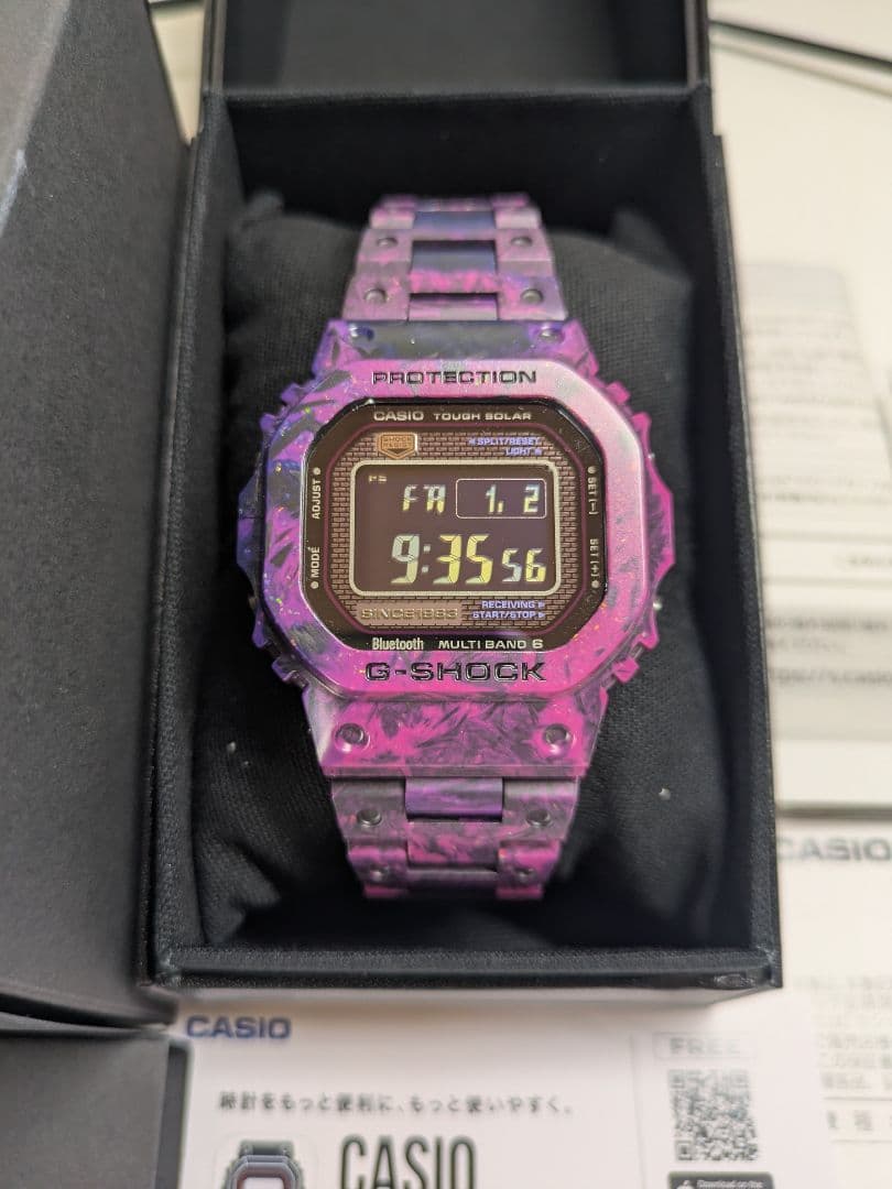 チョビ 新品未使用 GCW-B5000UN-6JR 40周年記念モデル GCW-B5000UN-6JR 40th Anniversary 'MULTIPLEX CARBON EDITION'｜ジー