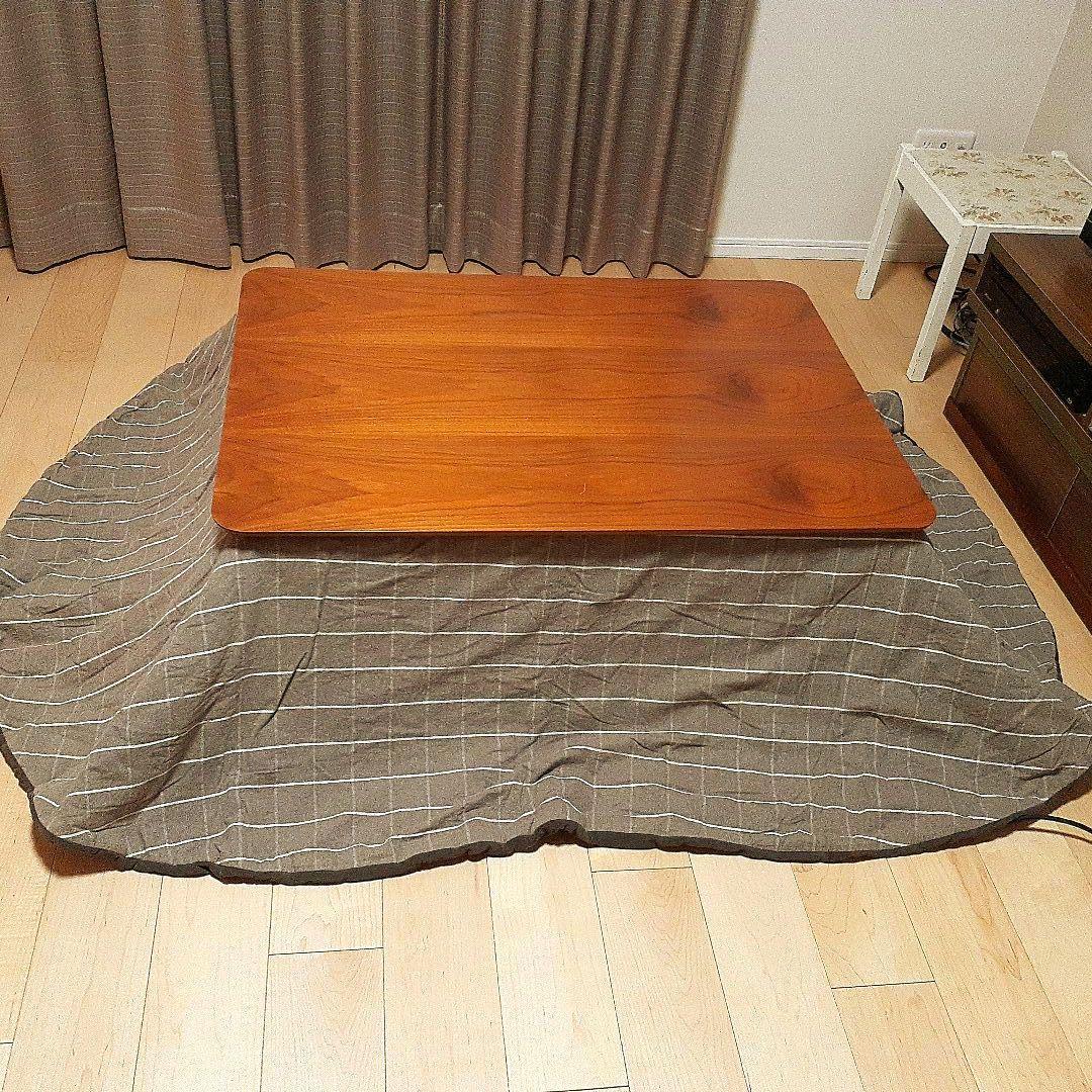 【かっちゃんさん専用】こたつ 約105cmx 75cm 無印良品こたつ布団付き 楽天市場】こたつ こたつ布団 長方形 105×70-75用 フランネル調 両面