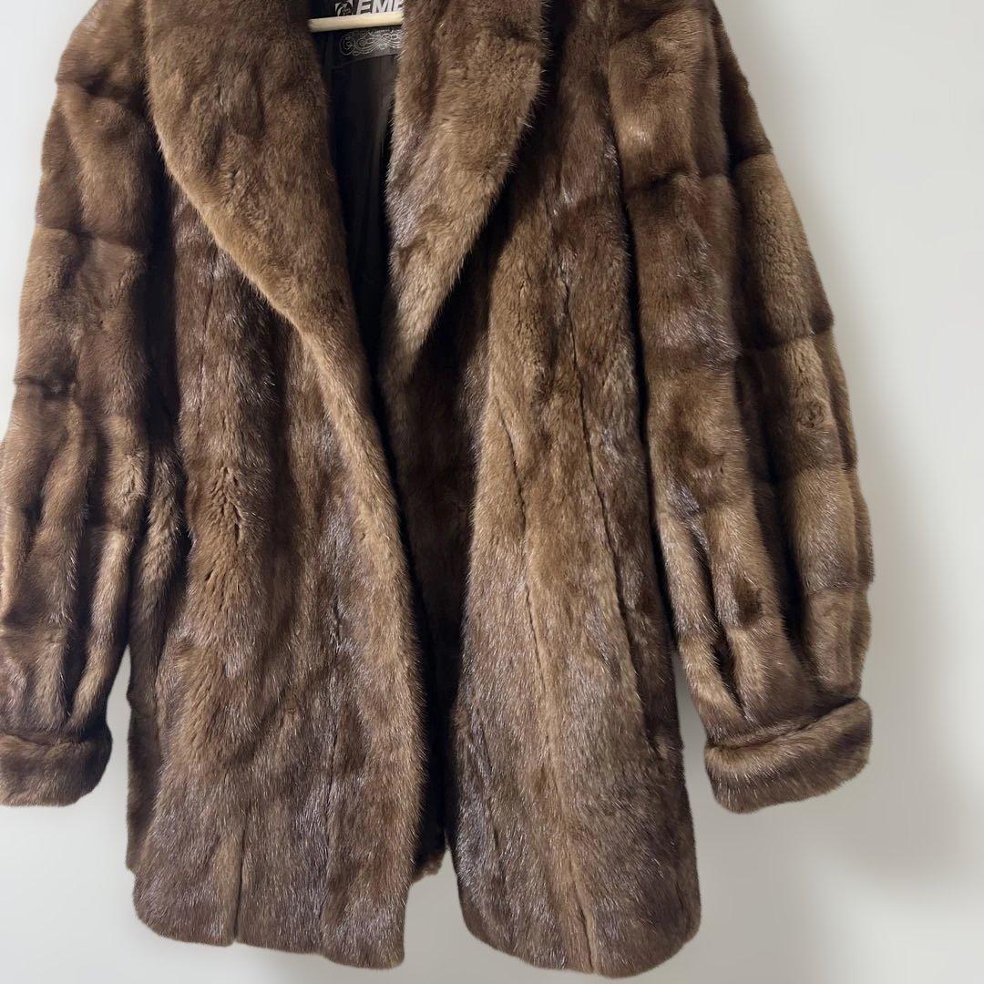 EMBA 高級リアルミンクコート サイズM〜L 9〜11号 - メルカリ