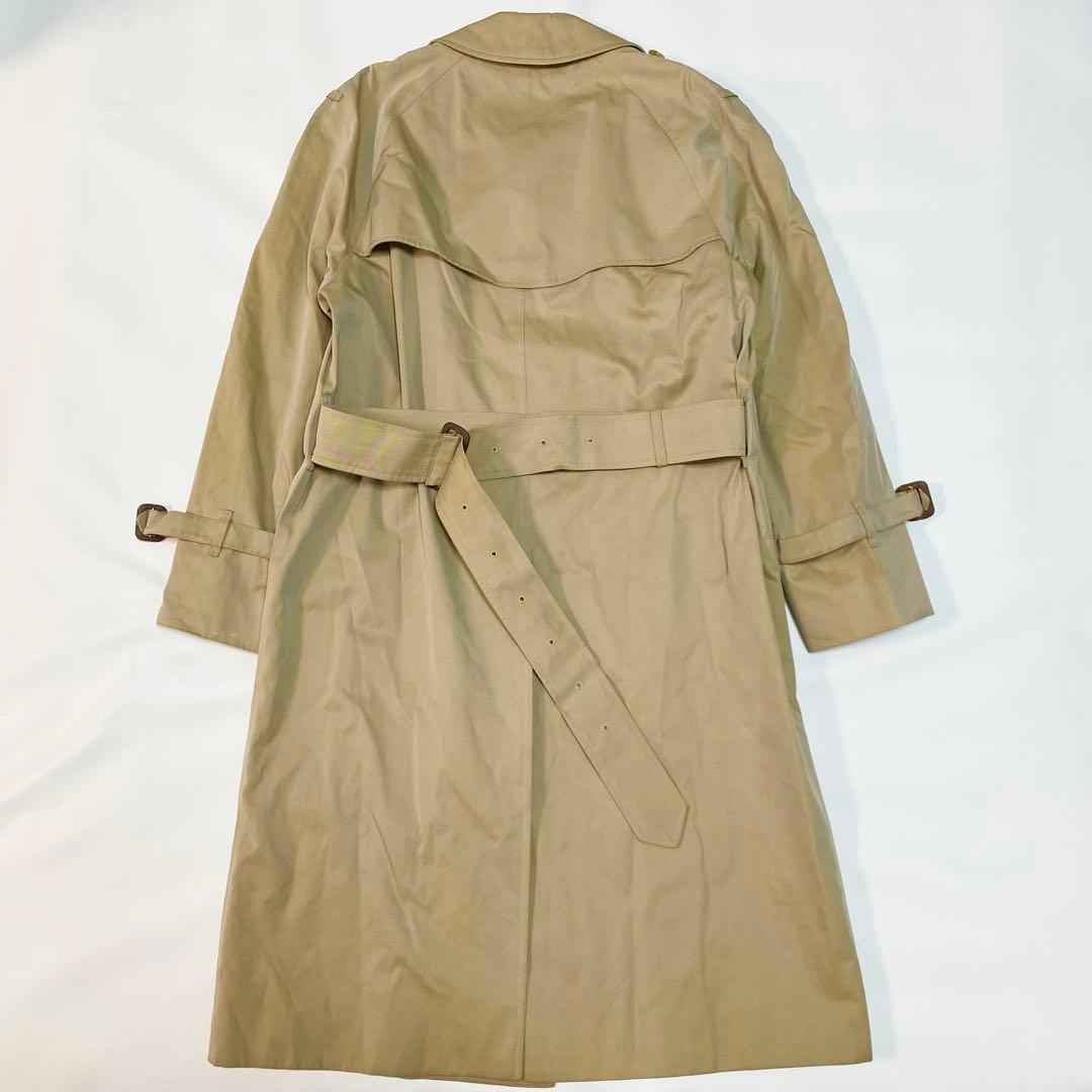 BURBERRY ステンカラーコート ベルト ノバチェック ハニーベージュの
