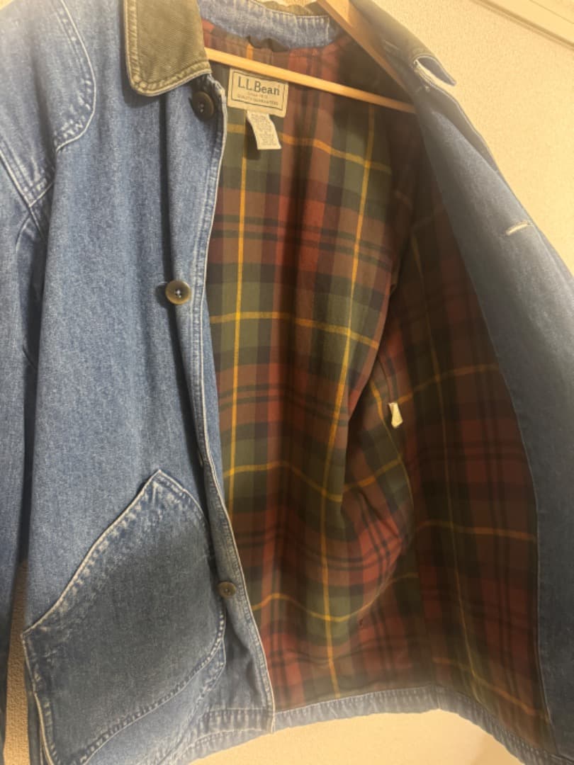 L.L.Bean デニム　ハンティングジャケットMサイズ