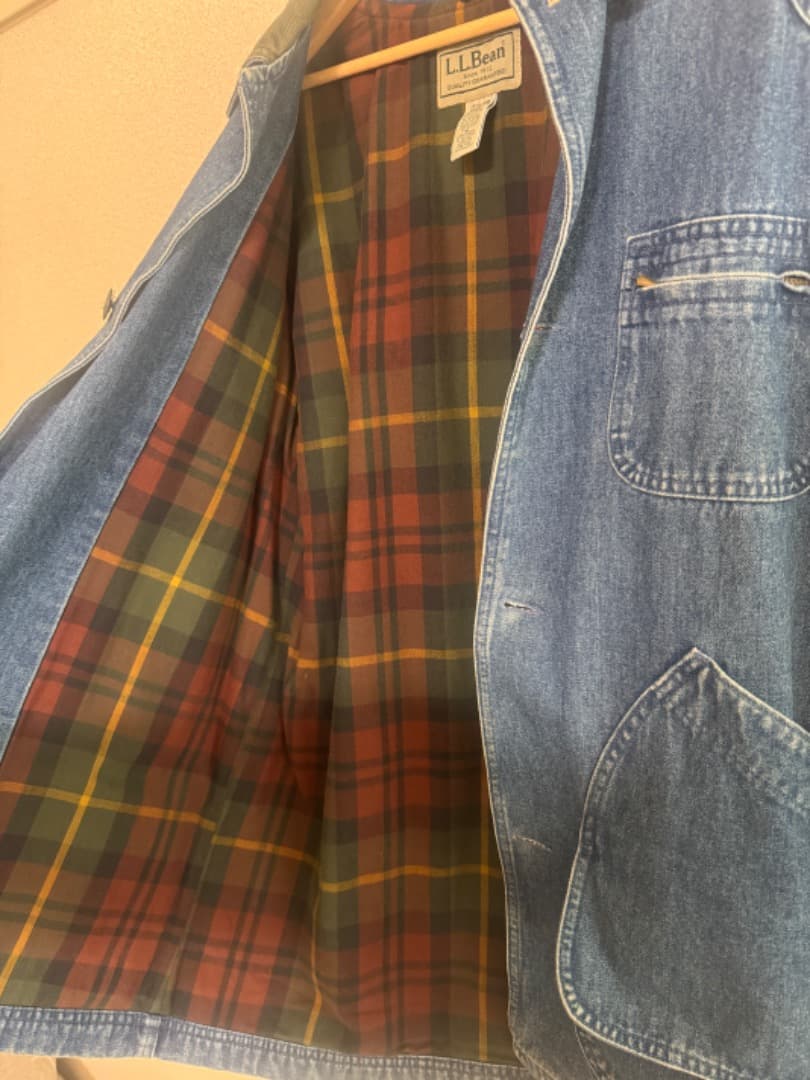 L.L.Bean デニム　ハンティングジャケットMサイズ