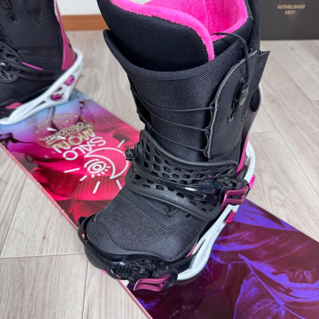 SALOMON スノーボードセット 138cm 23.5cm