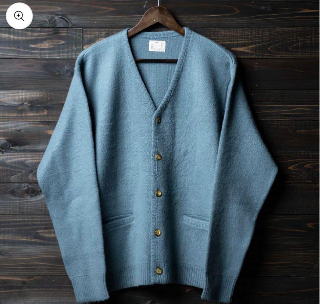 希少size M】モヘアカーディガン ブルーグレイ PABLO VINCI