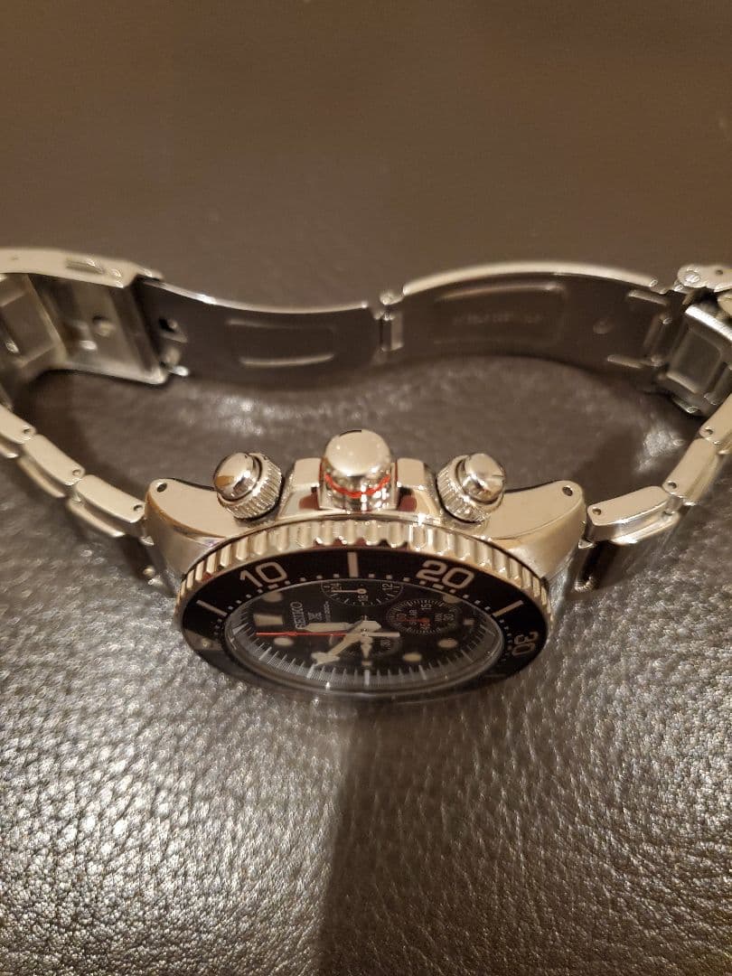 SEIKO PROSPEX ダイバー腕時計 V175-0AD0 クオーツ 稼働 セイコー プロ