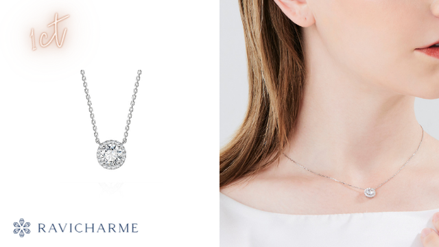 ダイヤの2.5倍輝く奇跡の合成宝石モアサナイト ジュエリー(ネックレス