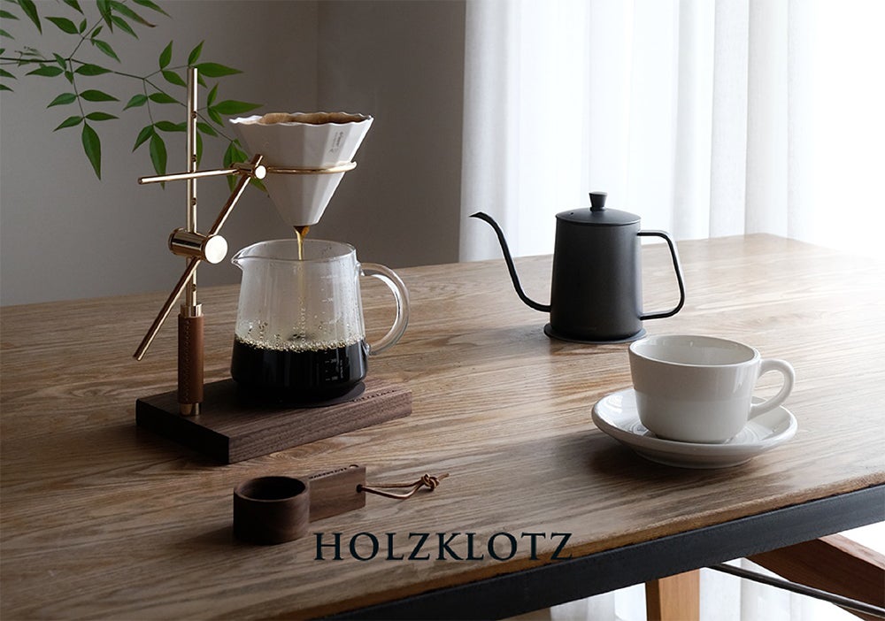ドリップスタンドの高さと前後を自由に調節！こだわりのドリッパー