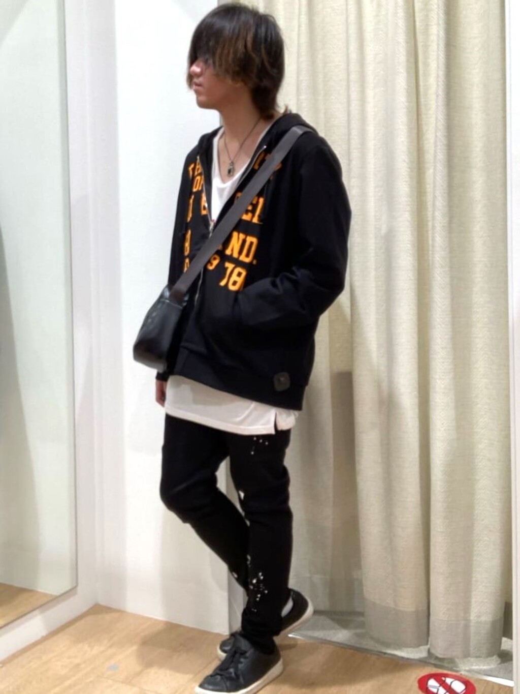 DIESEL (ディーゼル) プリント フルジップ パーカー S-GINN-HOOD-ZIP