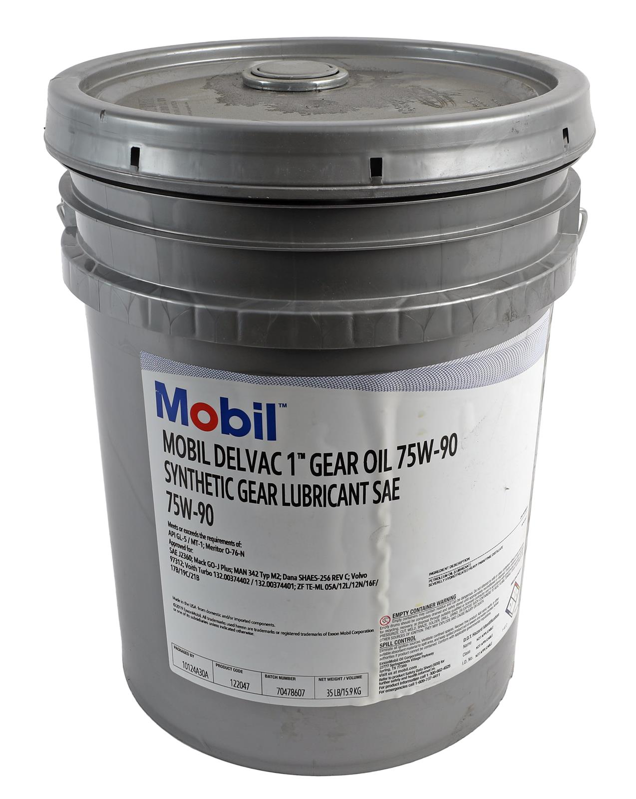 Mobil 122047 Mobil Delvac 1 Synthetic Gear Oil | Summit Racing
