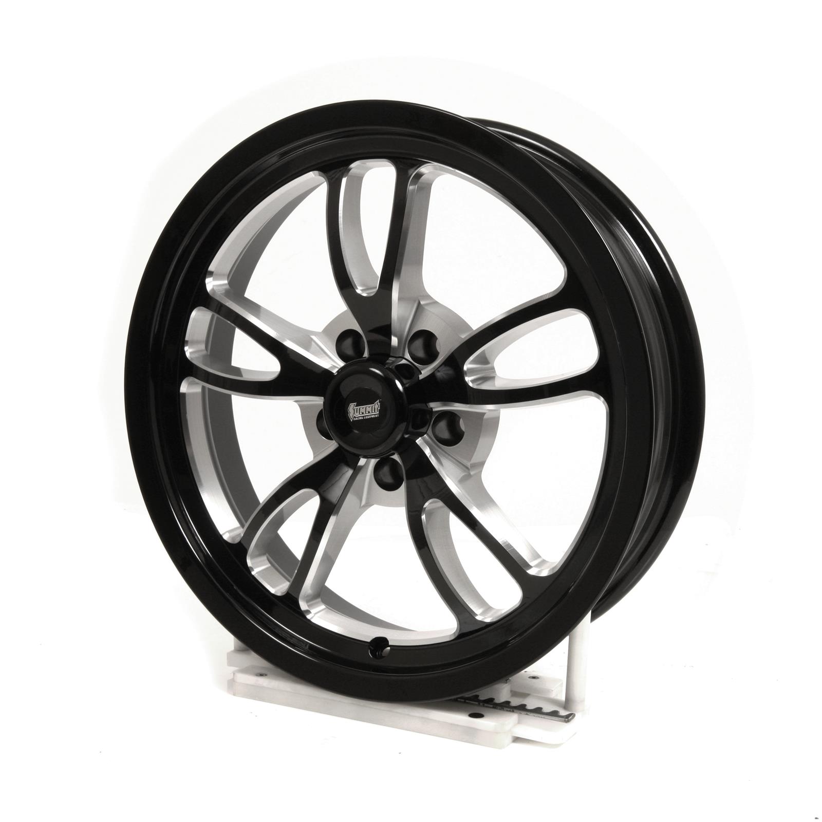 Summit Racing SUM-149B-7473N24 Summit Racing™ Venom Black Milled