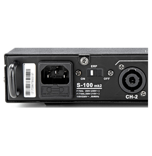 Thomann S-100 mk.2 レコーディング用 プロ用 パワーアンプ