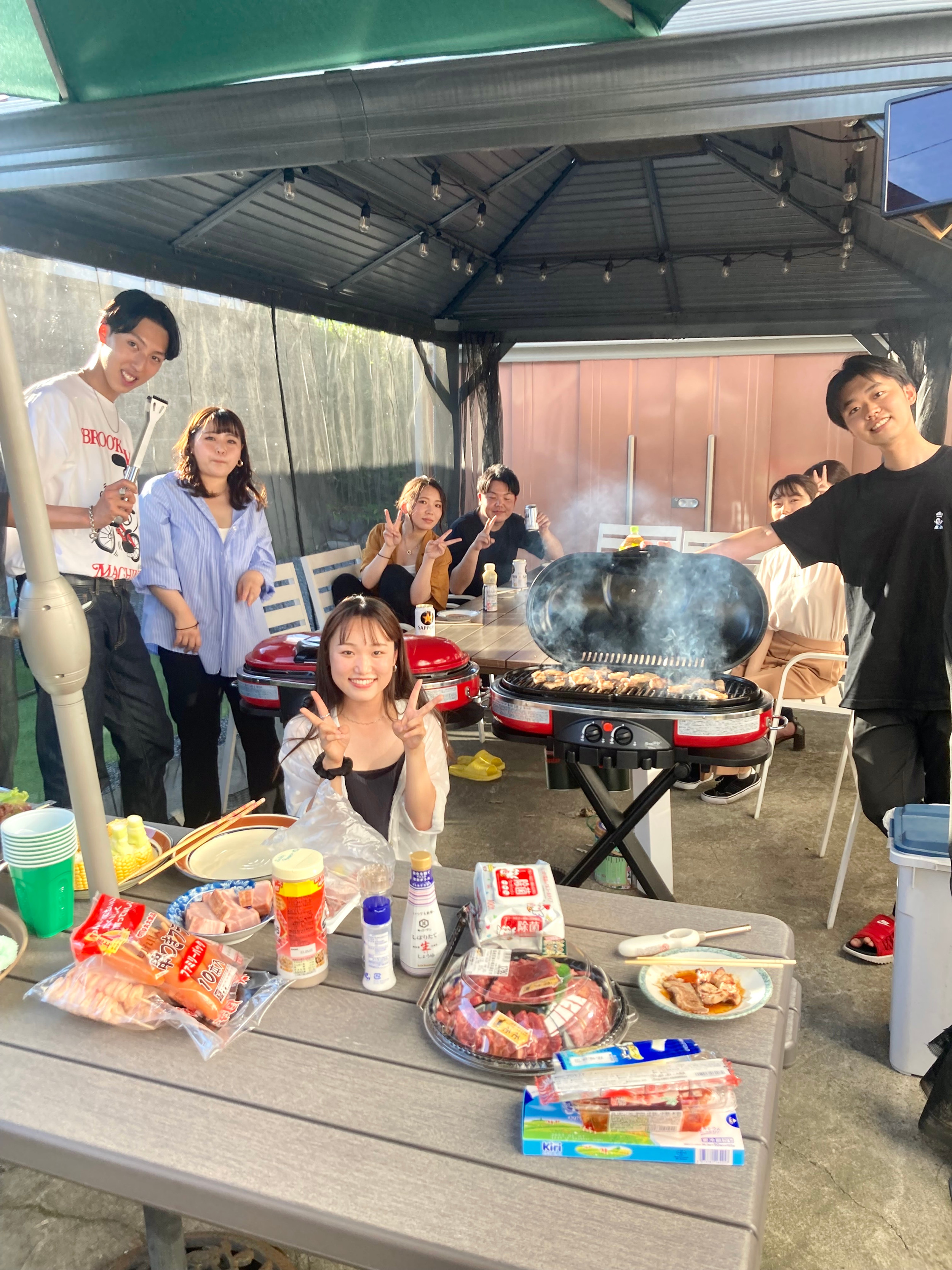 年中・雨天でもバーベキューパーティー ｜きよみず邸｜みつ葉邸