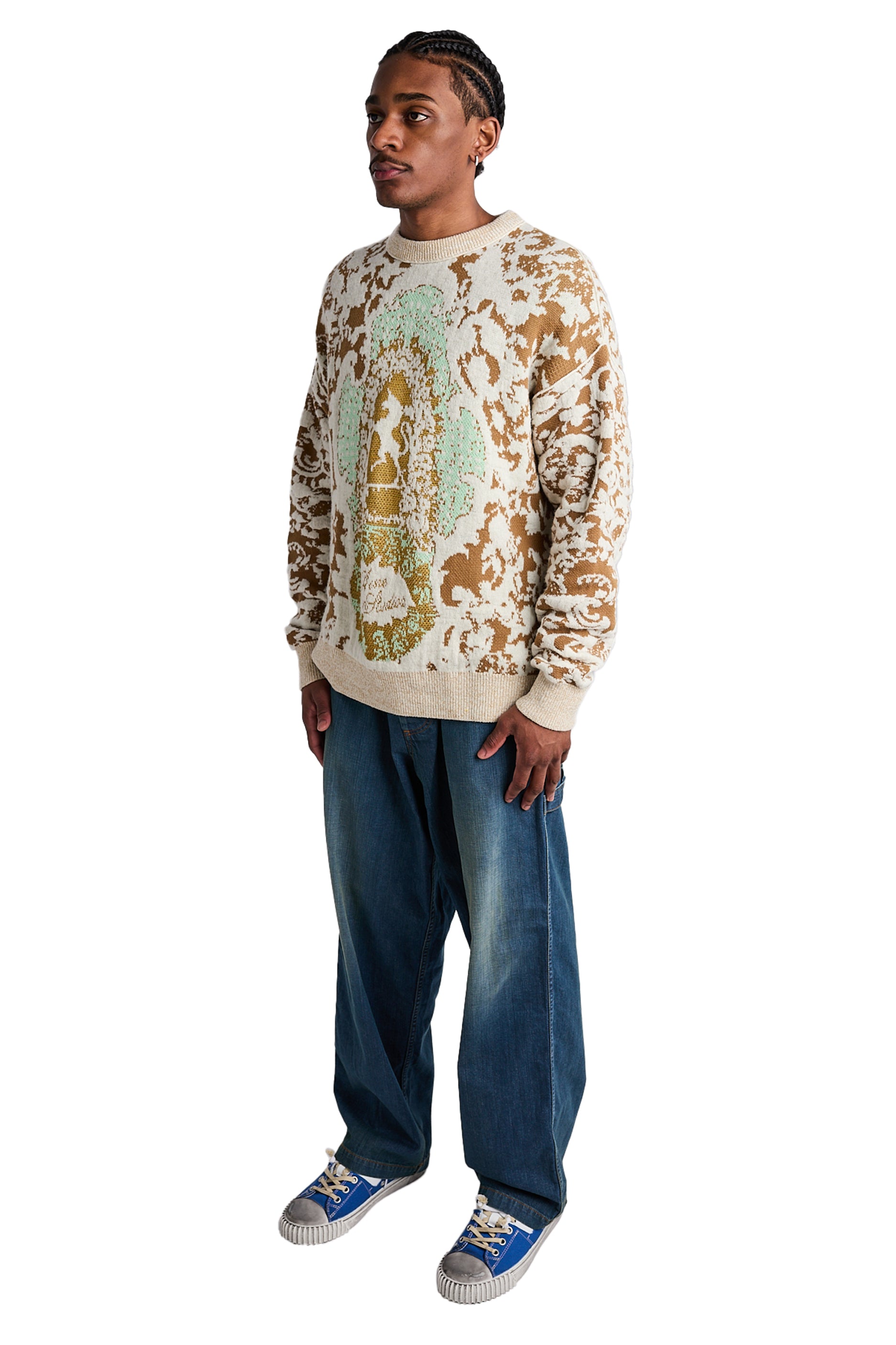 Acne Studios Jade Knit Sweater 'Jade Green/Off White'