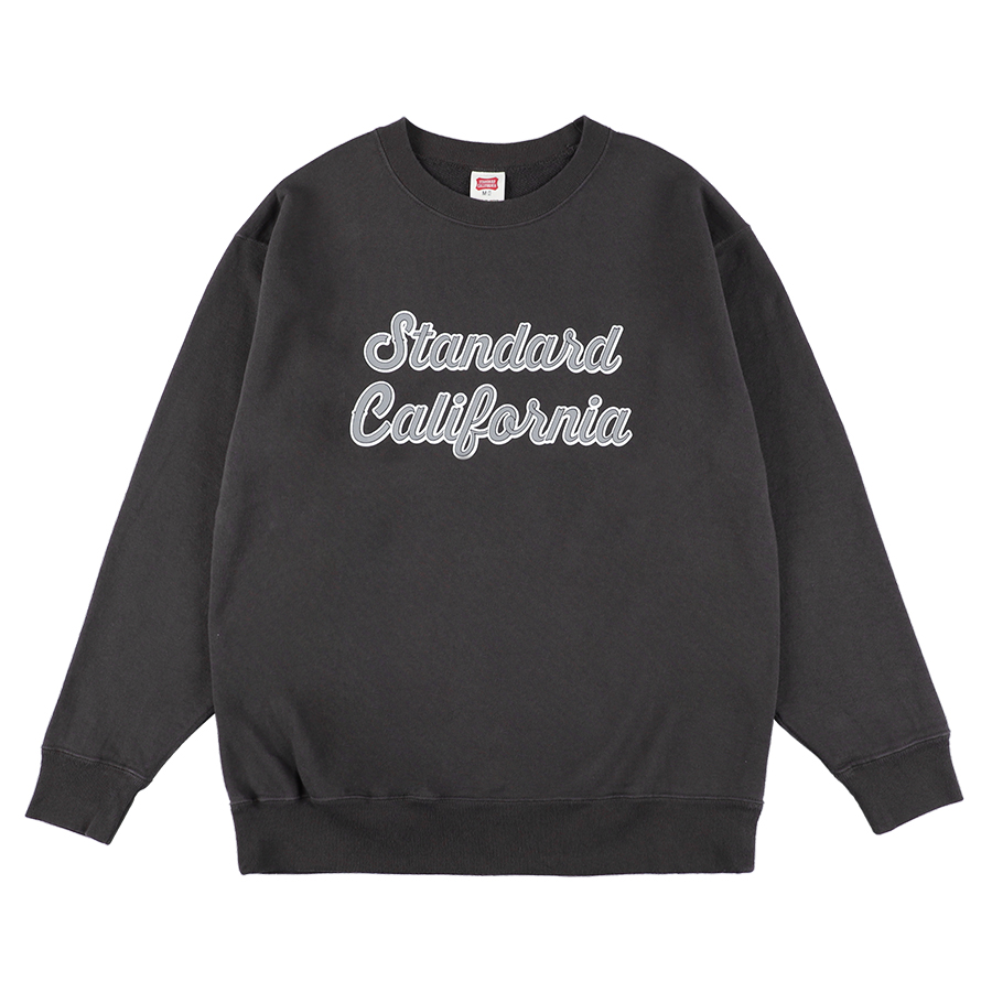 SD US Cotton Script Logo Crew Sweat : STANDARD CALIFORNIA OFFICIAL