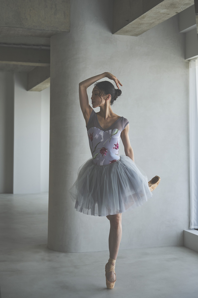 stinaレオタード type H Rebel Tulip gray M stinaレオタード type H