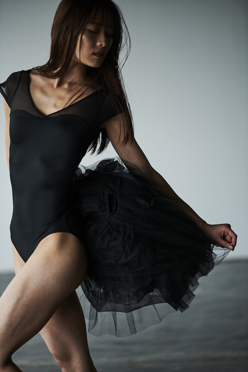 stina レオタード 長袖Mサイズ stina / type H half sleeve / Noire