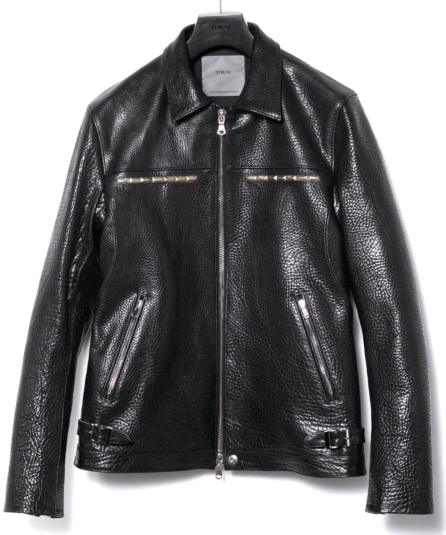 フルタンニン ピット鞣し シュリンク ステアハイド M.FEVER スタッズ