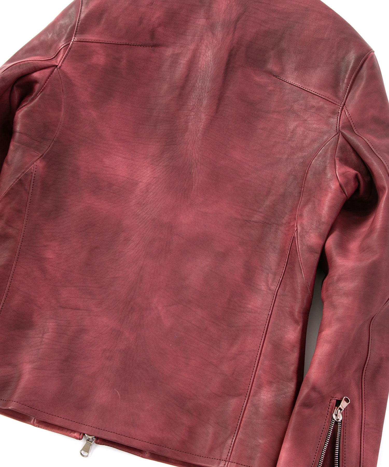 Burning Dyed 燃焼製品染め タンニン鞣し カーフスキン 