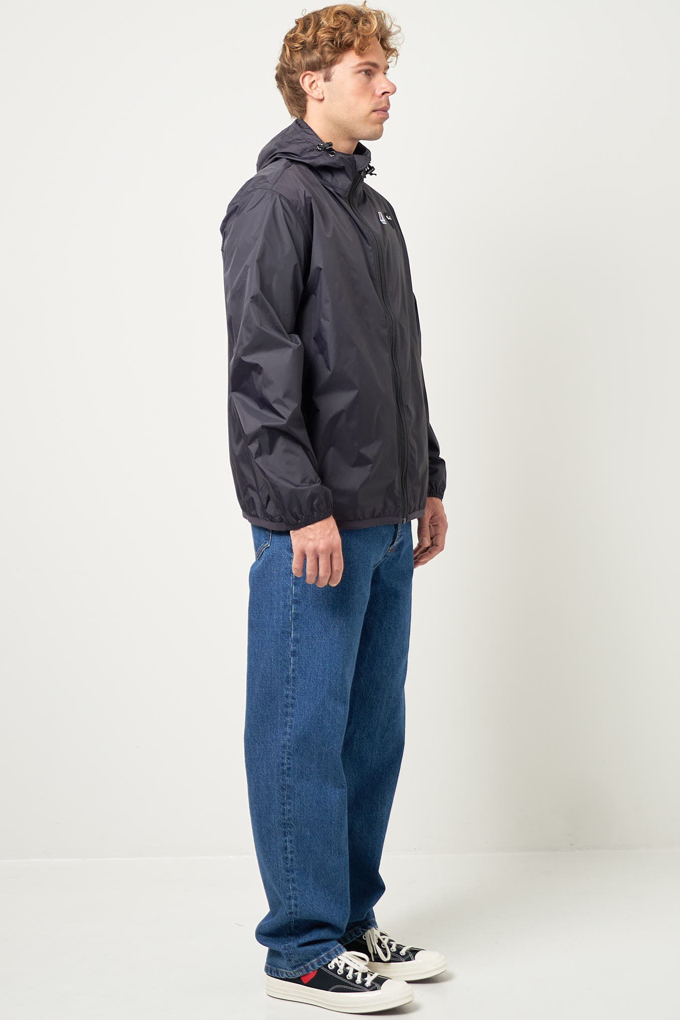 Comme des Garçons Play - K-Way Hoodie Full Zip Black – STRØM