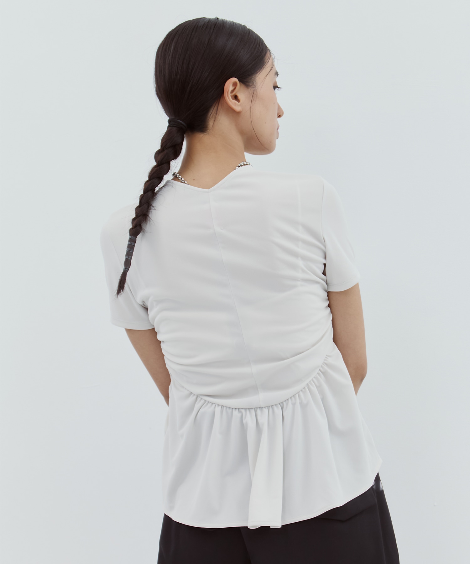 別注CIRCLE CUT TEE(FREE IVORY): FETICO: WOMENS｜ STUDIOUS ONLINE