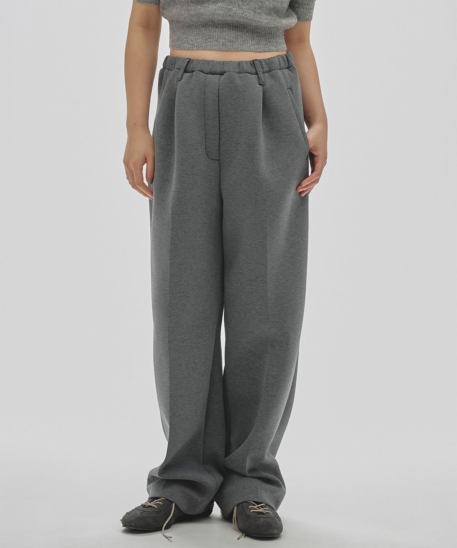 Cushion Easy Trousers(36 DARK GREY): TODAYFUL: WOMENS｜ STUDIOUS