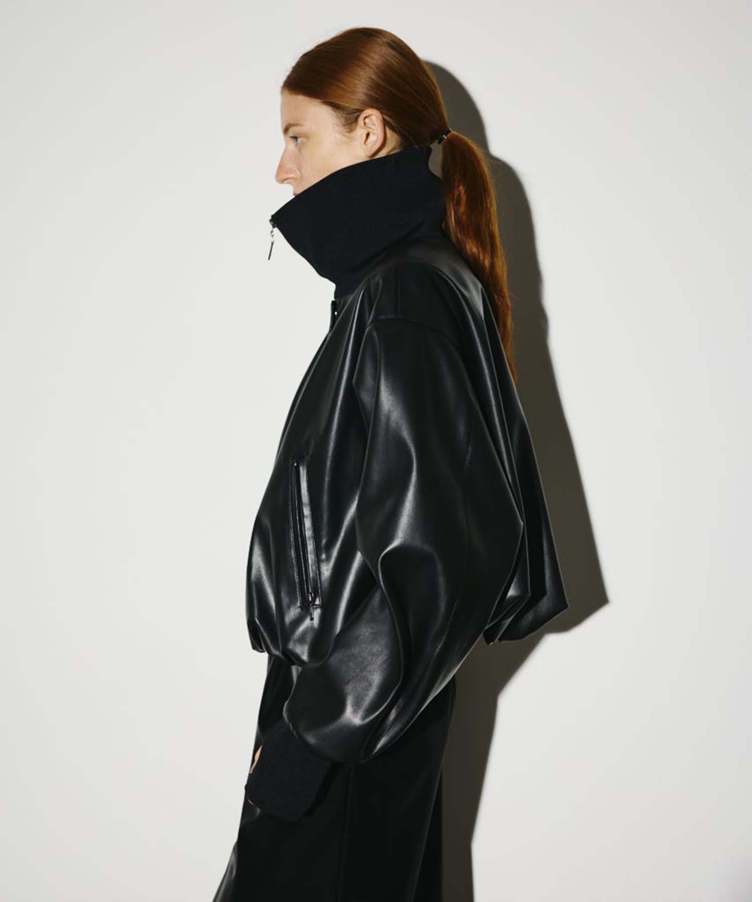 Synthetic leather short JK(FREE BLACK): RIM.ARK: WOMENS｜ STUDIOUS