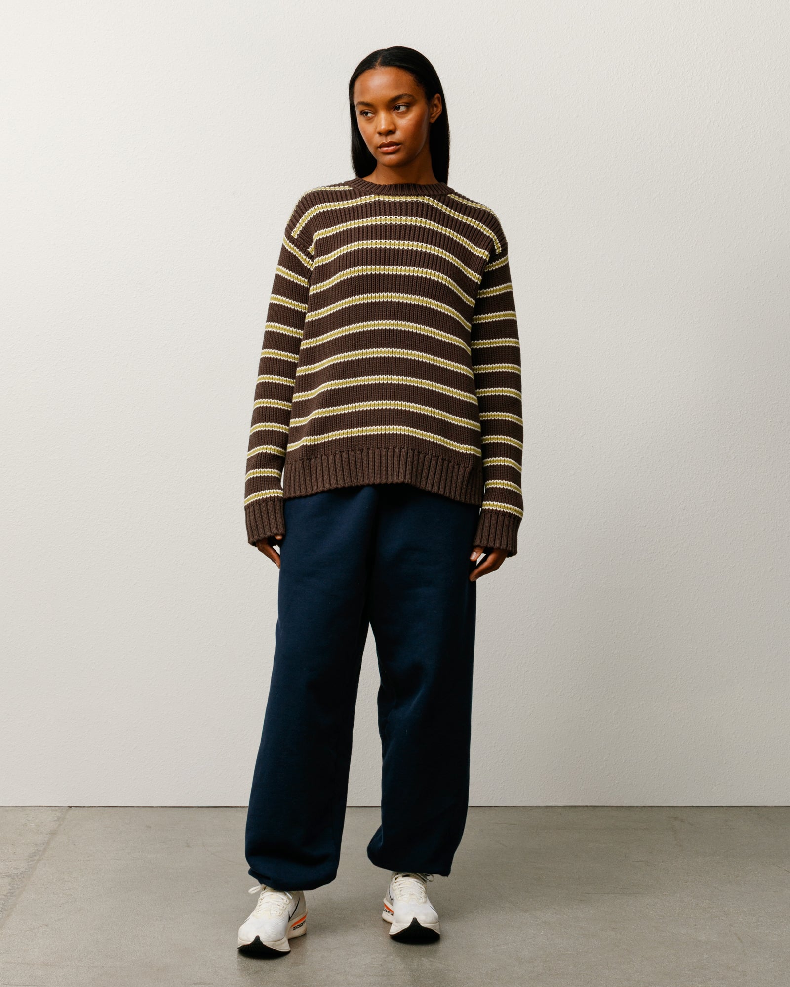 Stripe Knit Crew – Forest | Tops & Knits | Stüssy – Stussy AU