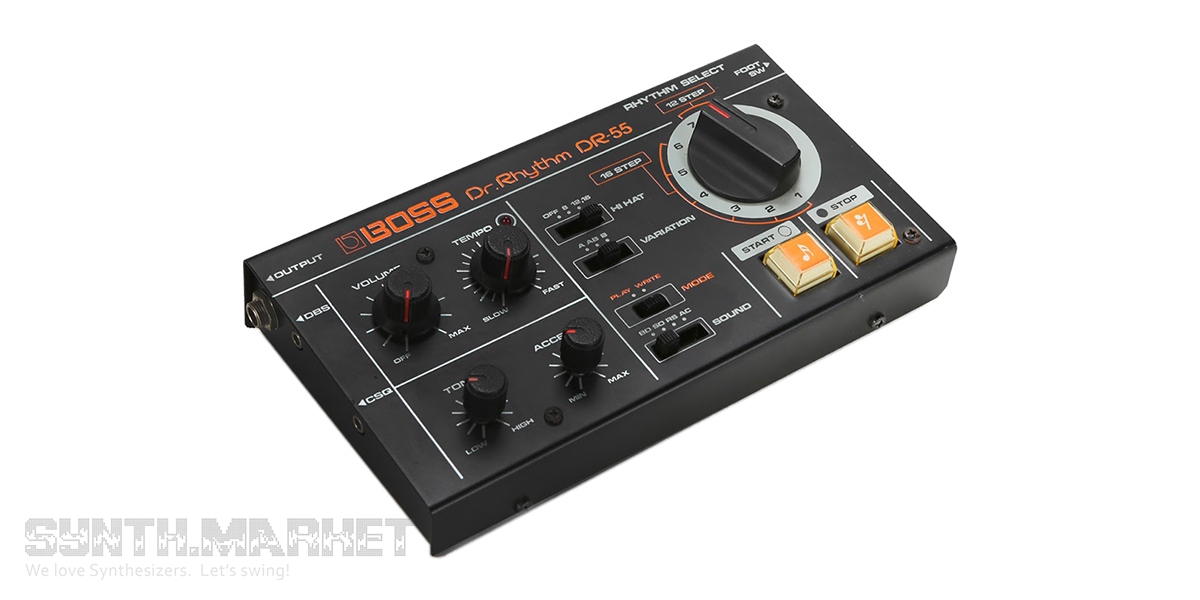 Boss DR-55 Dr. Rhythm: Drum Machine, Percussion Synthesizer