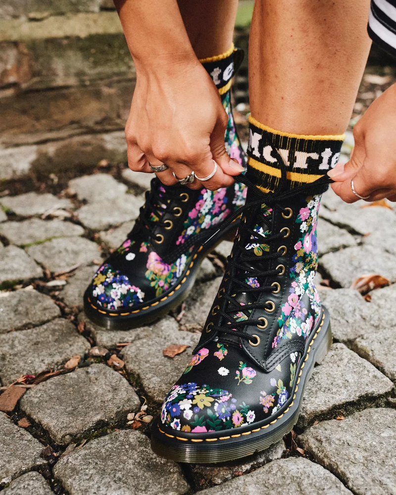 Dr. Martens Women's 1460 Pascal Vintage Floral Leather Boots - FINAL S