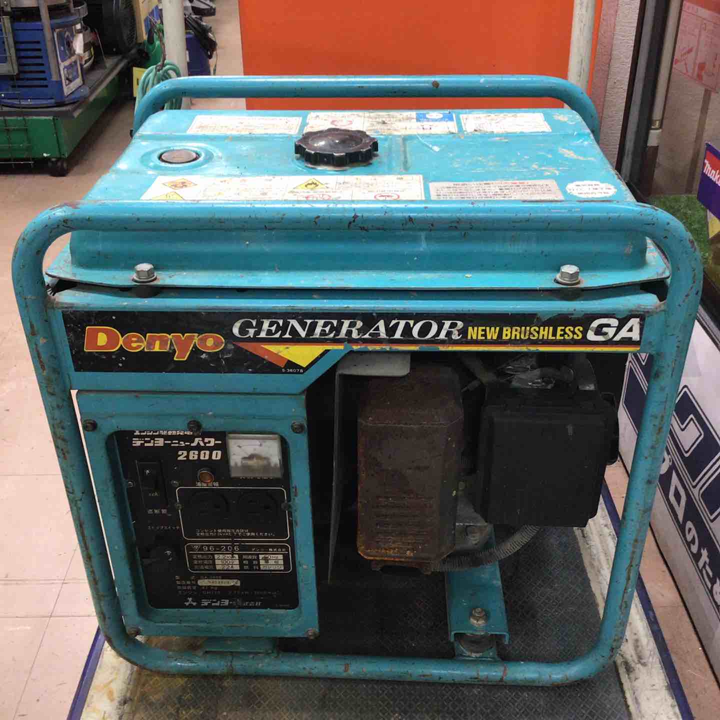 店頭受取り限定】◇デンヨー(Denyo) ガソリン発電機 GA-2600 ニュー
