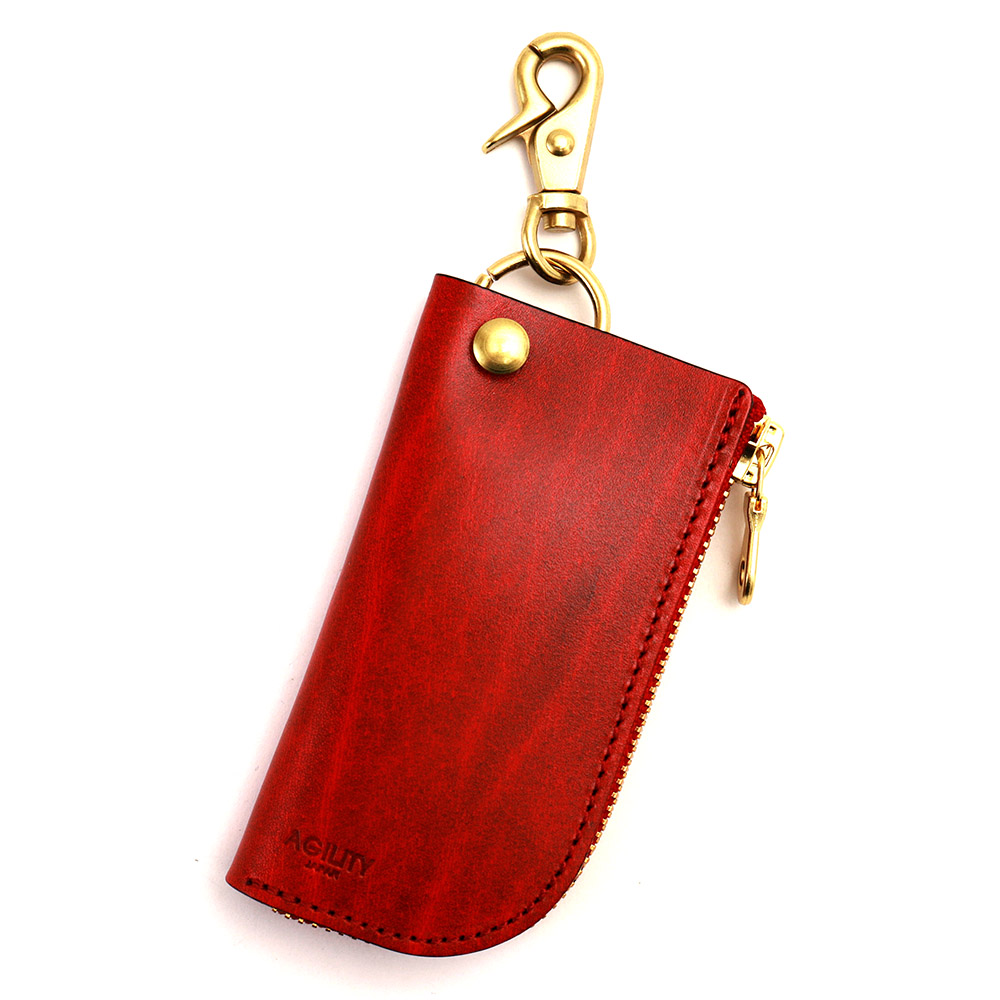 ピモン』(全4色)ルガトー/日本刀の鞘をイメージした L字ファスナーキー