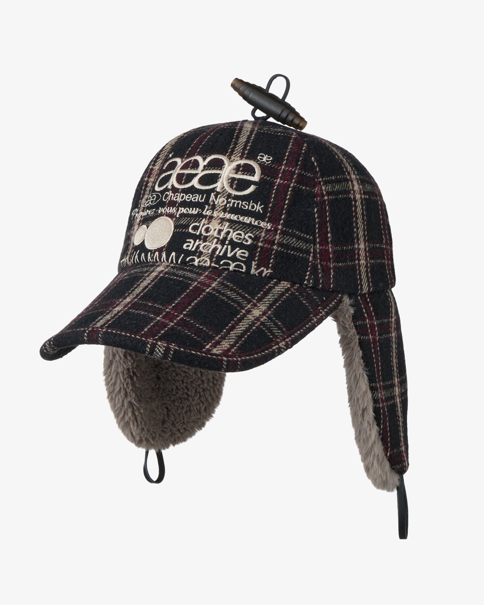 WEB LOGO TROOPER CAP [BLACK] – aeae JAPAN