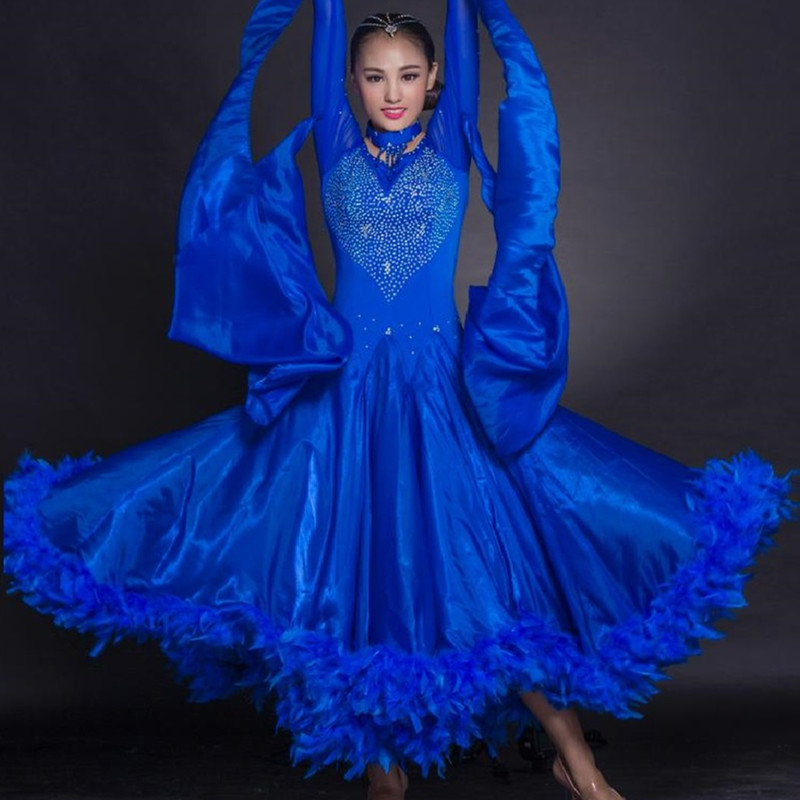 社交ダンス競技ドレスワルツ社交スタンダードダンスドレス女性ロング