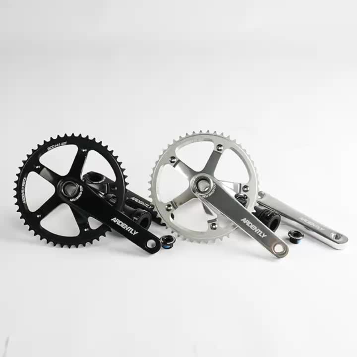 Ardently Bicycle Hollow Integrated Crankset FixeGear Crank 48T