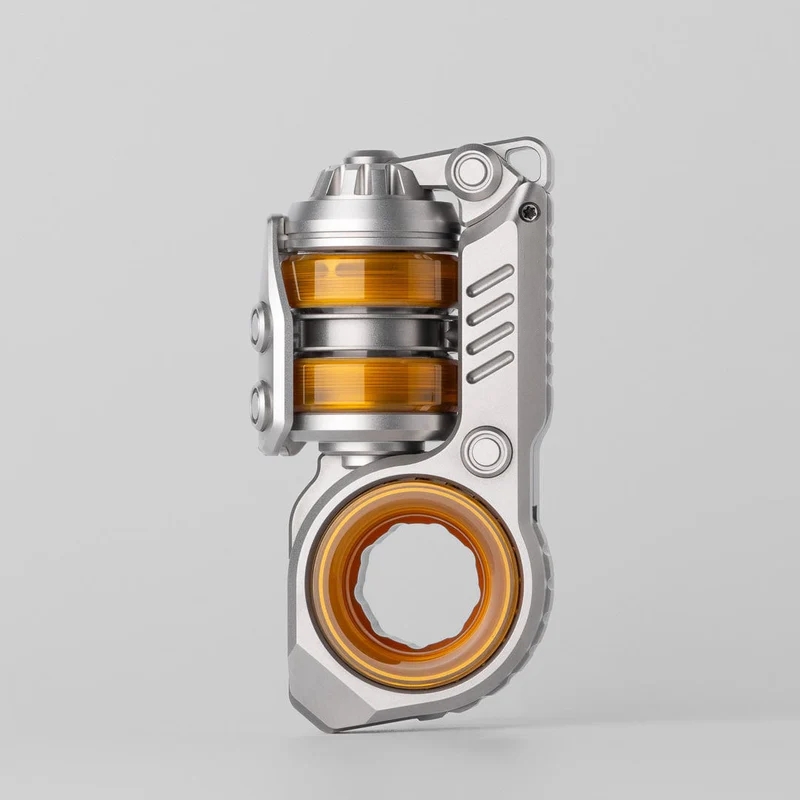 GobiggeR Sinian PEI ステンレス鋼音叉フィジェットスライダープッシュ