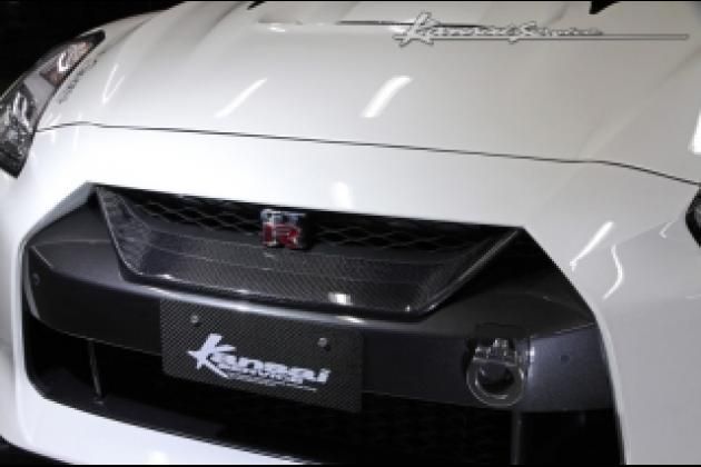 R35 GT-R KansaiSERVICE カーボンフロントグリル / 品揃え多数のエアロ