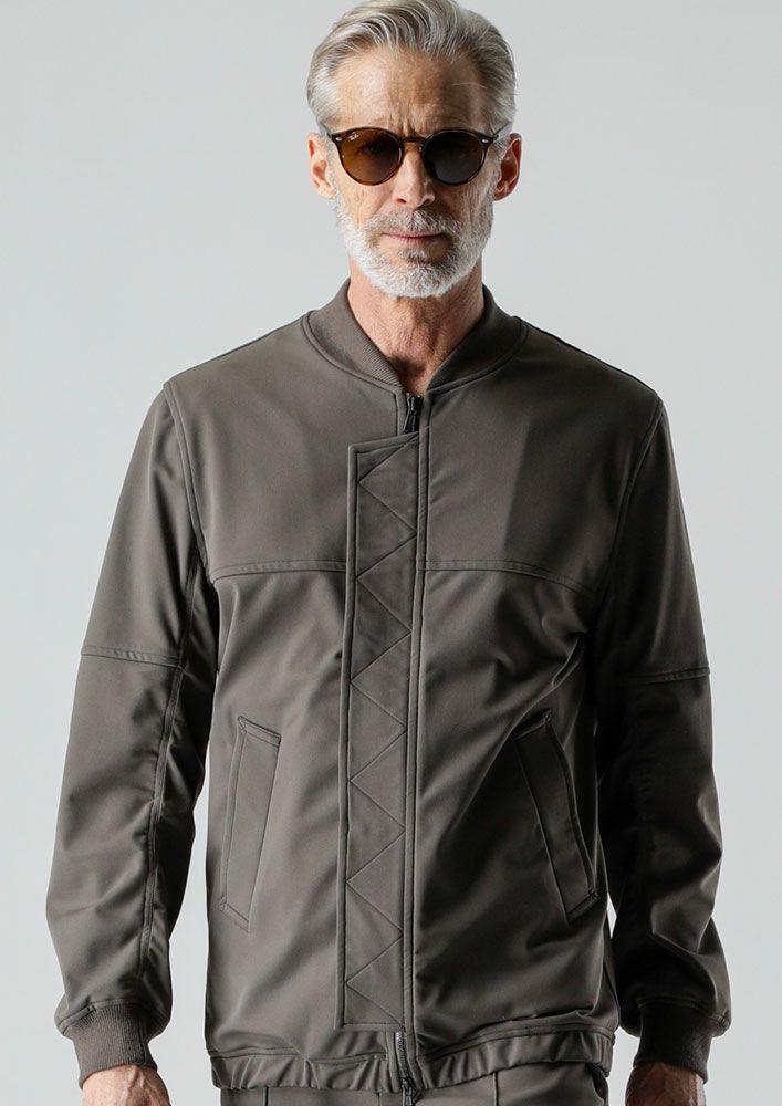 AKM】STRETCH ENERGY GATHER BOMBER -D.GRAY- | AKM［エイケイエム