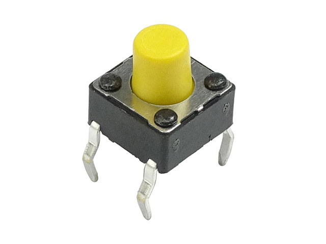 タクトスイッチ(黄色): 制御部品・駆動部品 秋月電子通商-電子部品