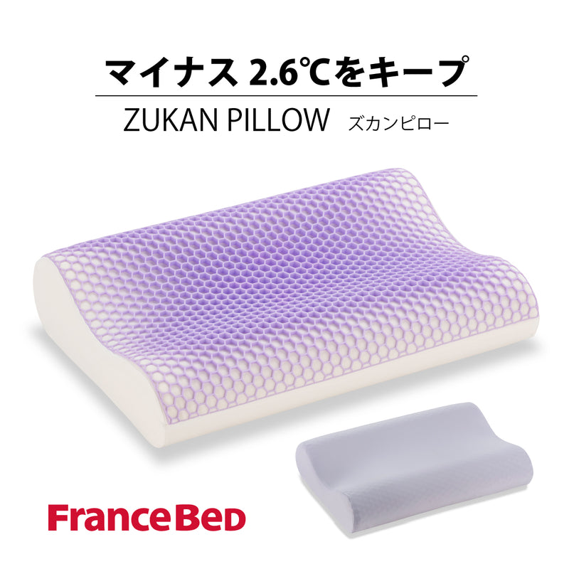 フランスベッド ズカンピロー ZUKAN PILLOW 冷たい 放熱機能 専用