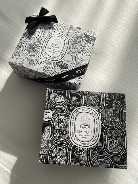 カタール航空のビジネスクラスでディプティクのアメニティーGET