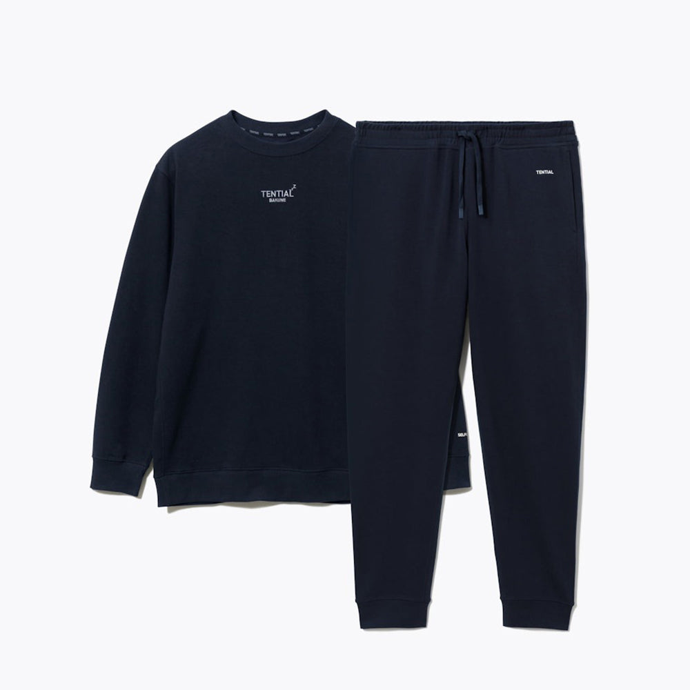 リカバリーウェア BAKUNE スウェット 上下 ネイビー (Men'S_L