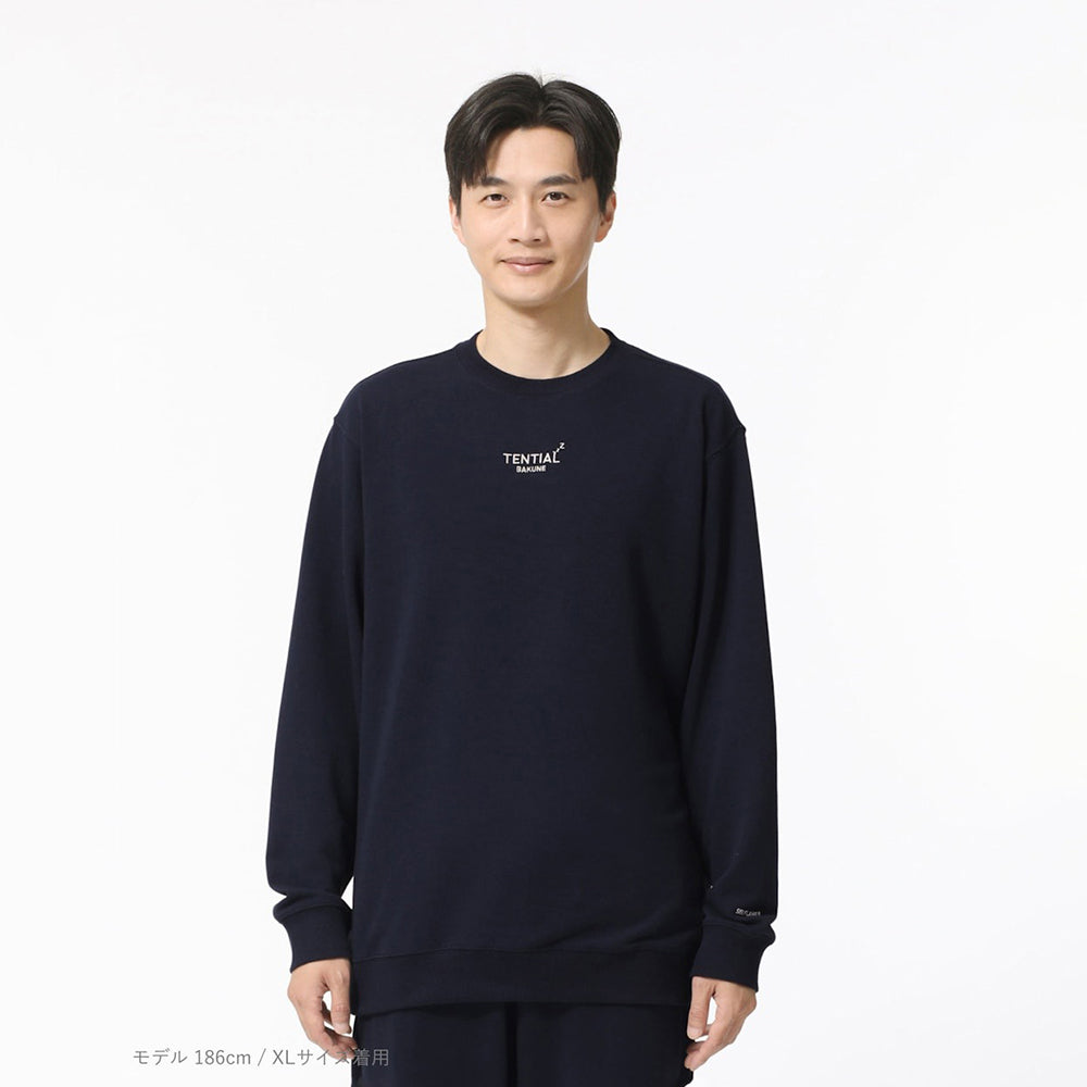 リカバリーウェア BAKUNE スウェット 上下 ネイビー (Men'S_L