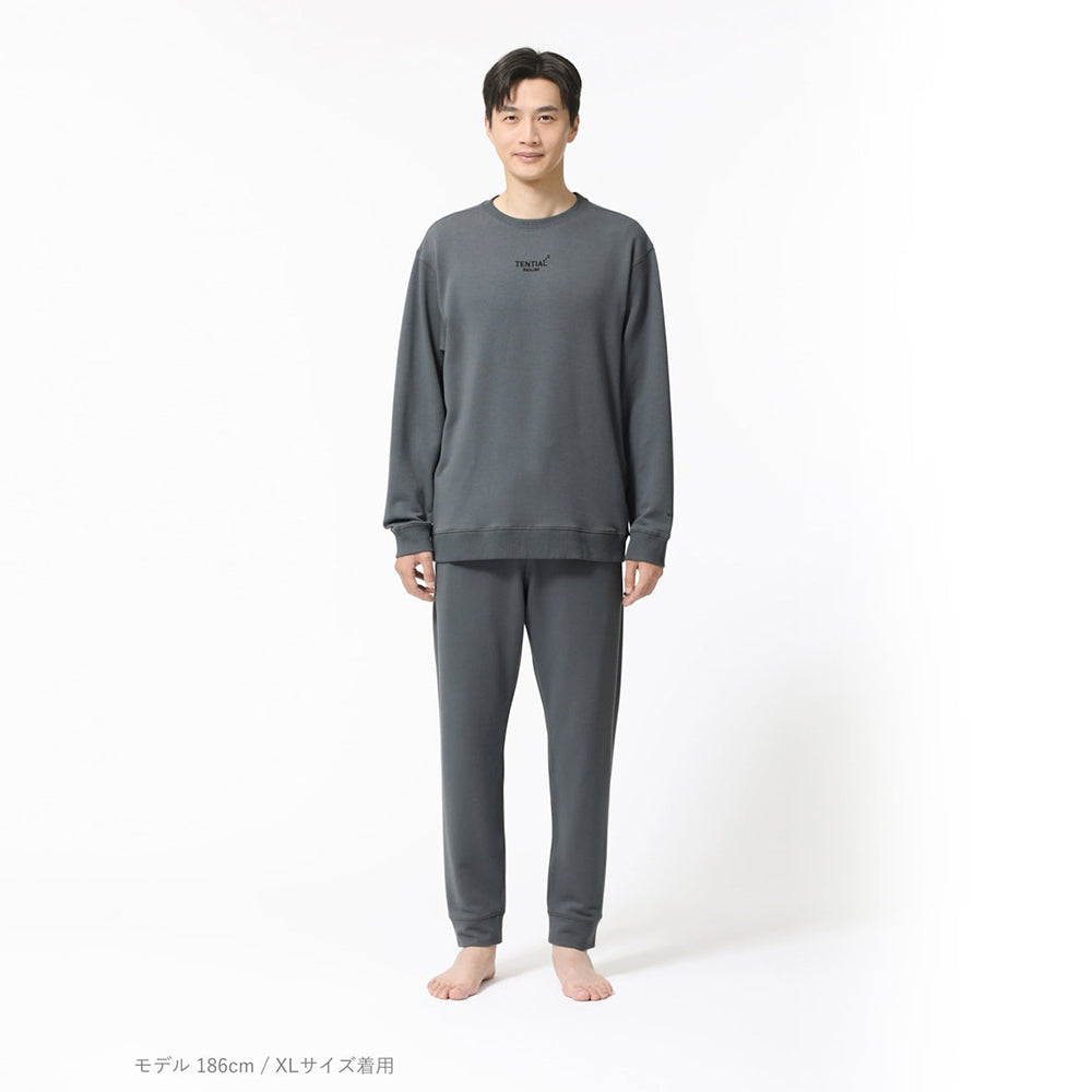 リカバリーウェア BAKUNE スウェット 上下 ダークグレー (Men'S_S