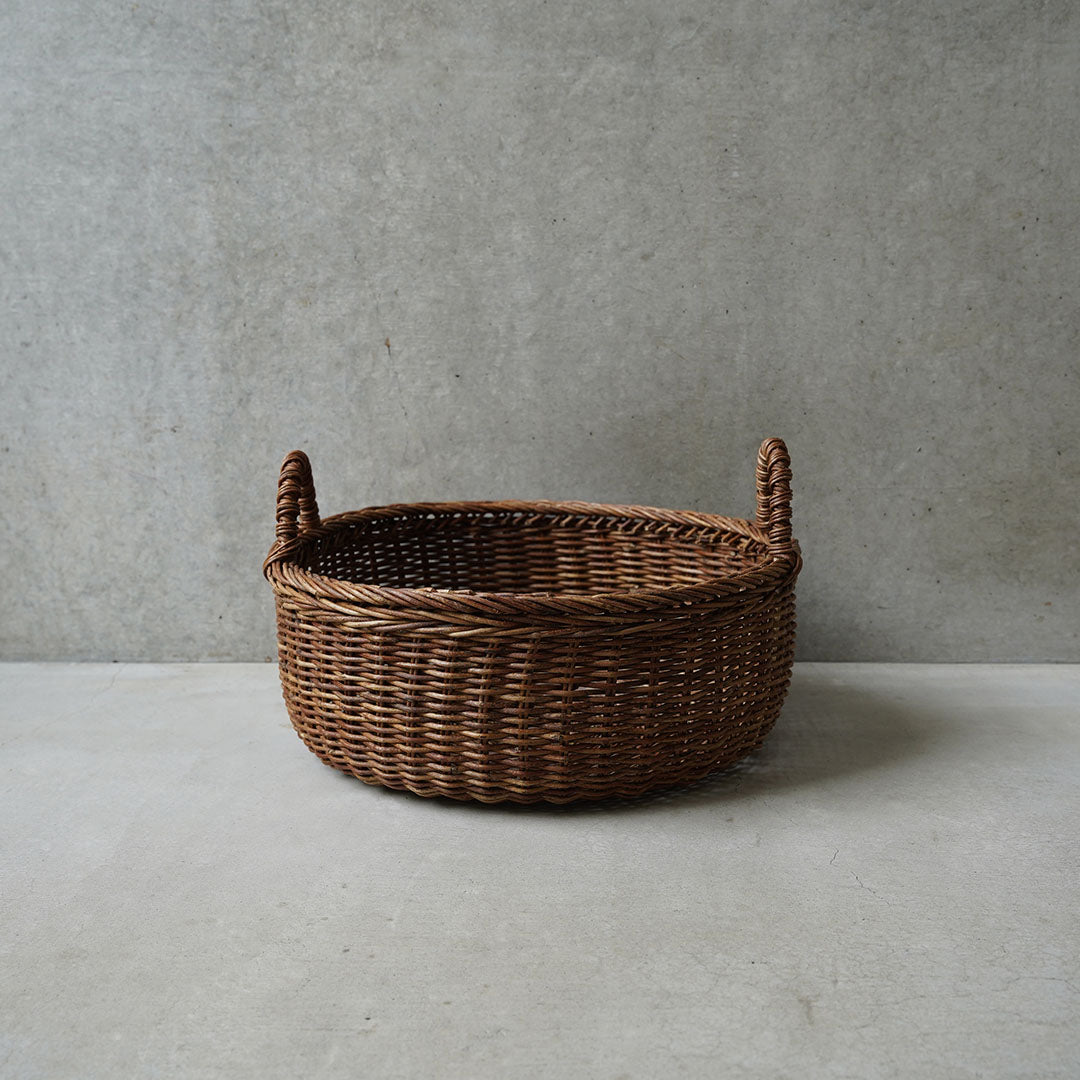 宮本工芸 あけび蔓 丸両手付 大 - アメノイエ