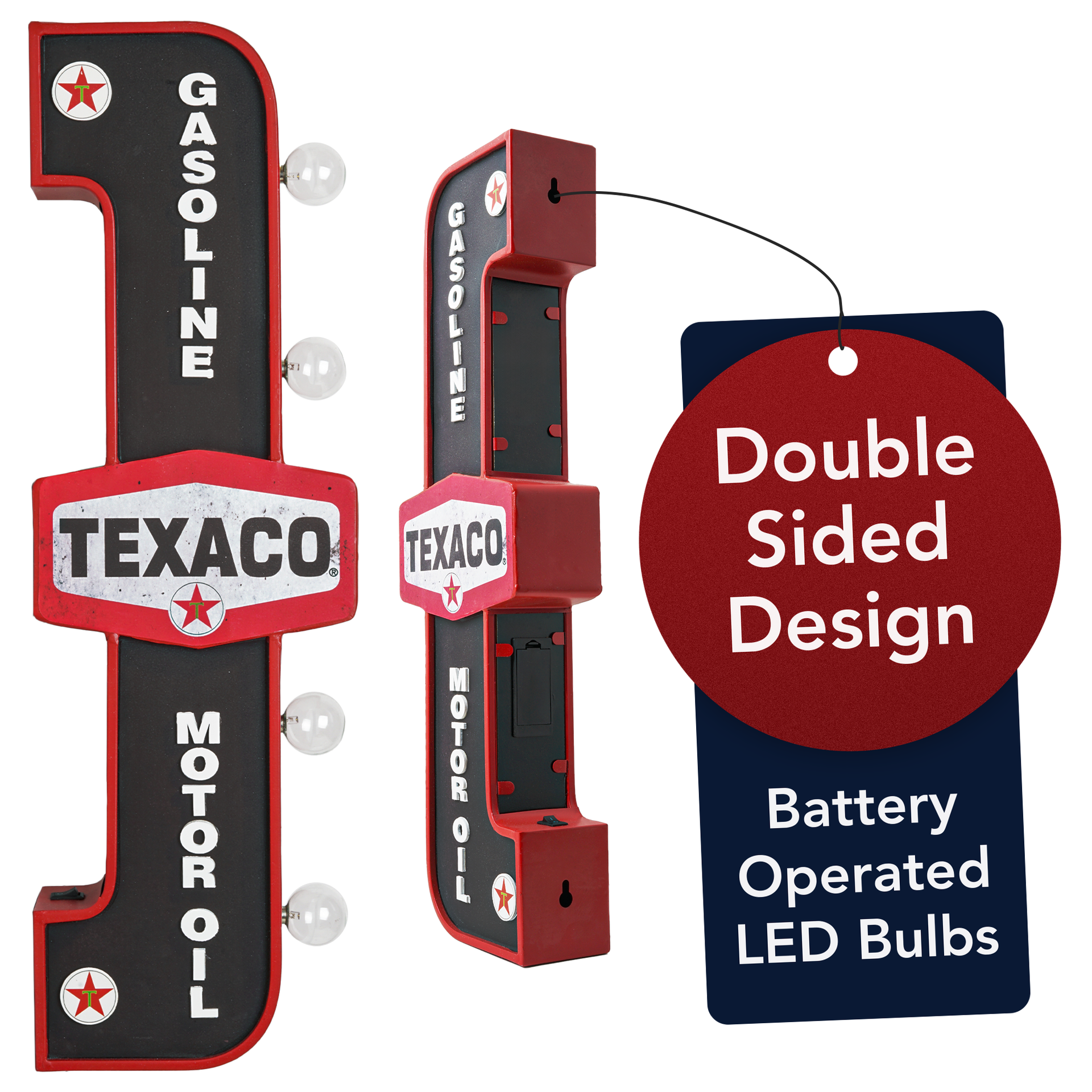 Officially Licensed Vintage Texaco LED Marquee Sign
