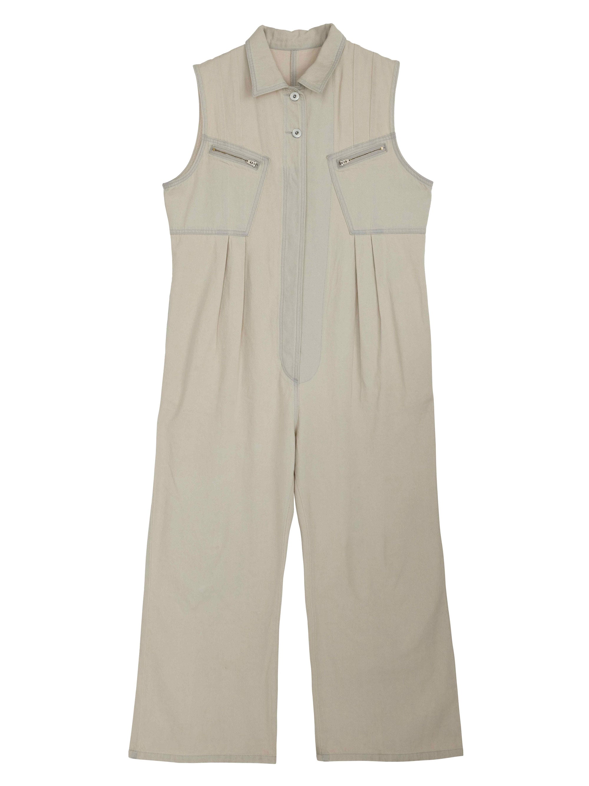 MEDI GRUNGE DENIM WIDE ROMPERS