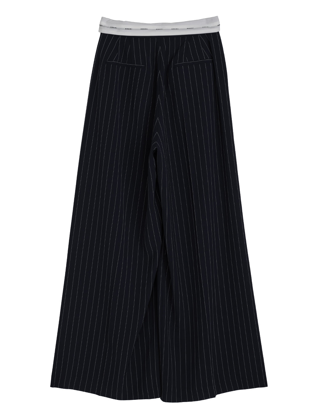 TURN BACK WAIST WIDE PANTS